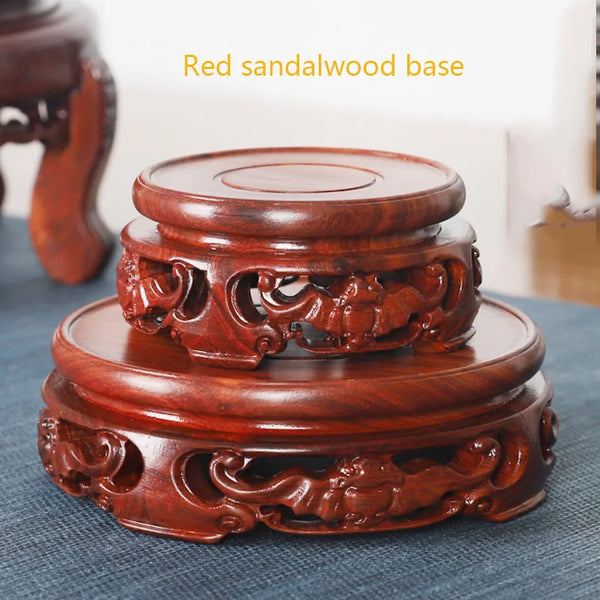 Red Sandalwood Carved Base-ToShay.org