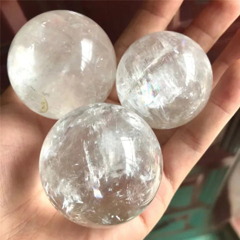 White Calcite Crystal Ball-ToShay.org