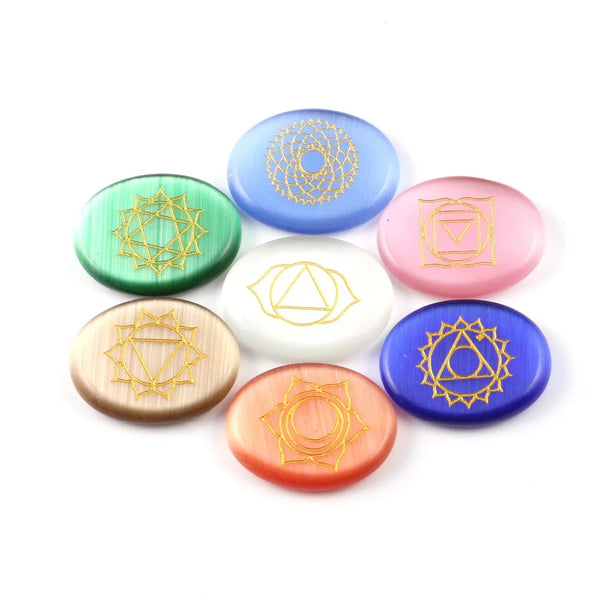 Chakra Crystal Palm Stones-ToShay.org