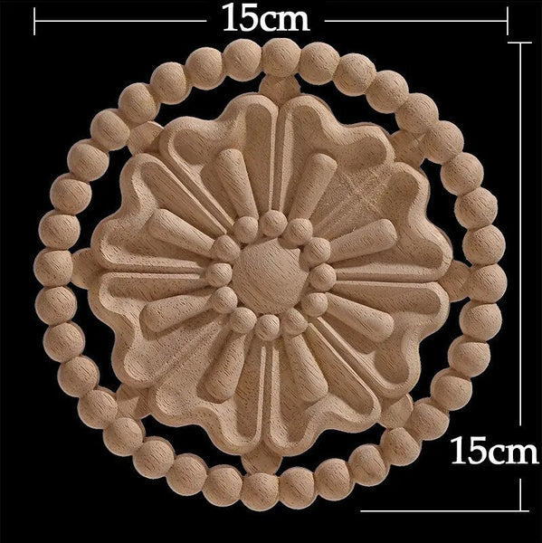 Wood Carved Flower Panel-ToShay.org