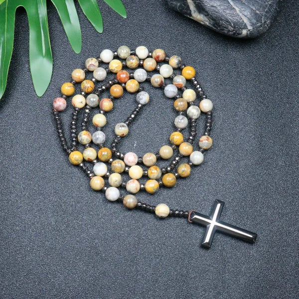 Mixed Quartz Crystal Rosary Beads-ToShay.org