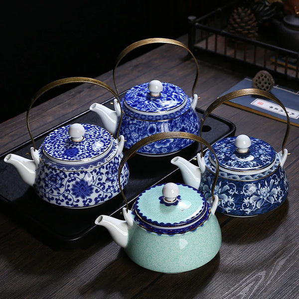 Blue White Porcelain Tea Set-ToShay.org