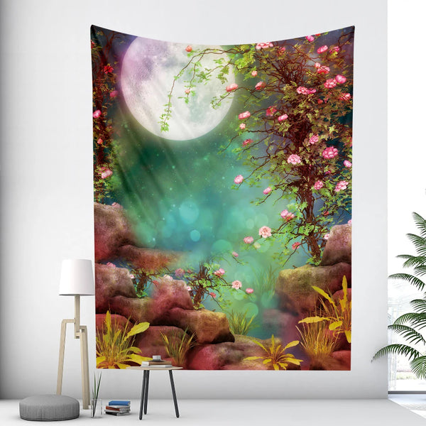 Moon Art Tapestry-ToShay.org