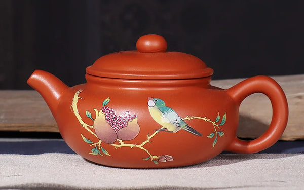 Yixing Painted Clay Teapot-ToShay.org