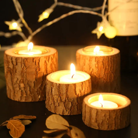 Wood Tealights Holder-ToShay.org