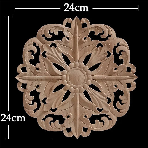 Wood Carved Flower Panel-ToShay.org