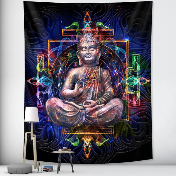 Buddha Meditation Tapestry-ToShay.org