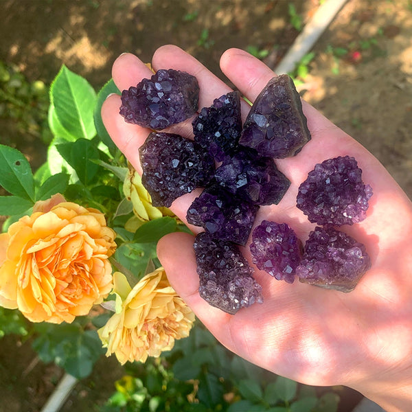 Purple Amethyst Clusters-ToShay.org