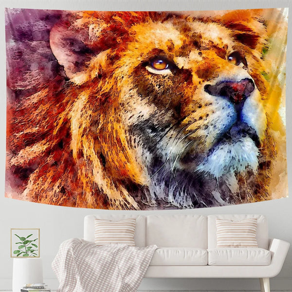 Lion Art Tapestry-ToShay.org