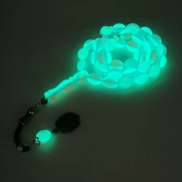 Green Luminous Prayer Beads-ToShay.org