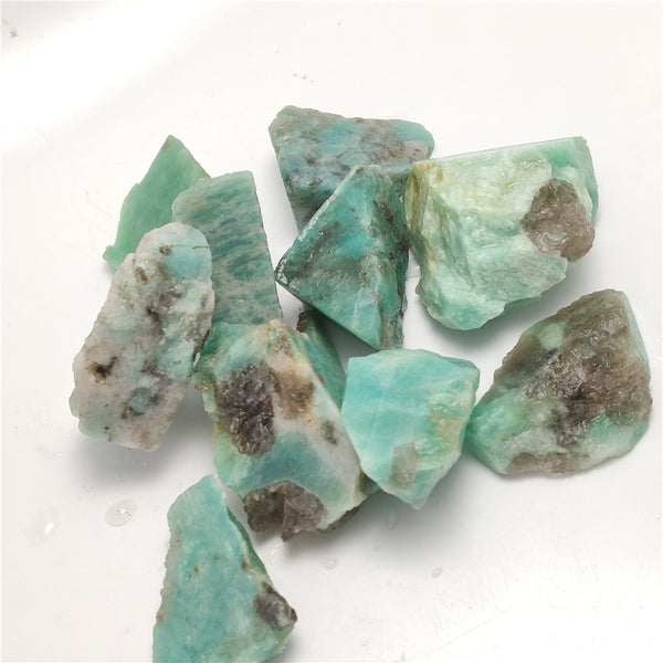 Blue Amazonite Raw Rocks-ToShay.org