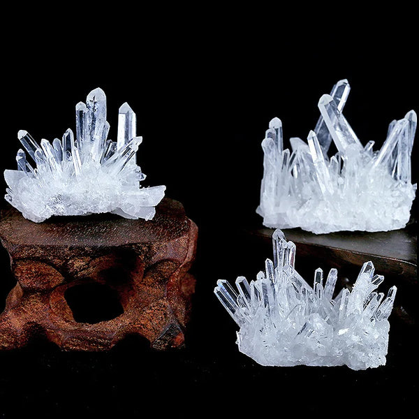 Clear Crystal Quartz Cluster-ToShay.org