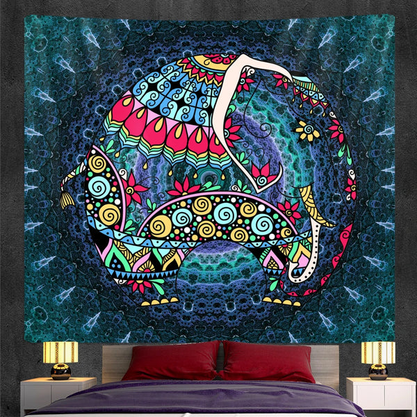 Elephant Art Tapestry-ToShay.org