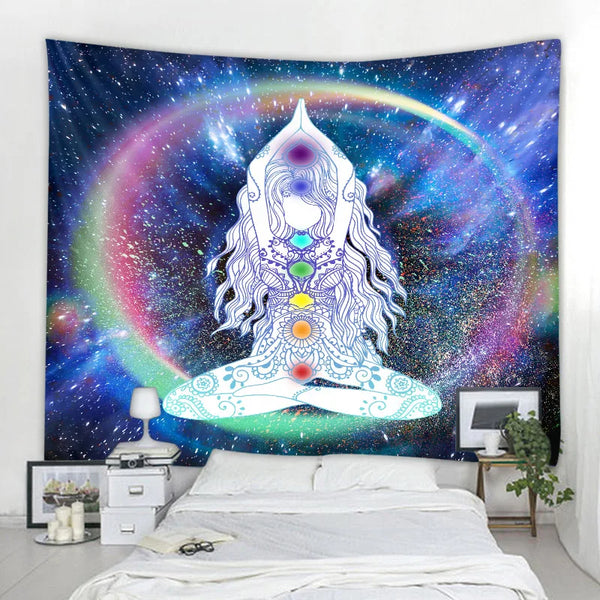 Chakra Meditation Tapestry-ToShay.org