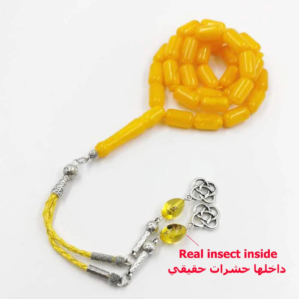 Yellow Insect Prayer Beads-ToShay.org