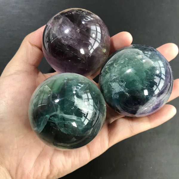 Green Fluorite Crystal Ball-ToShay.org