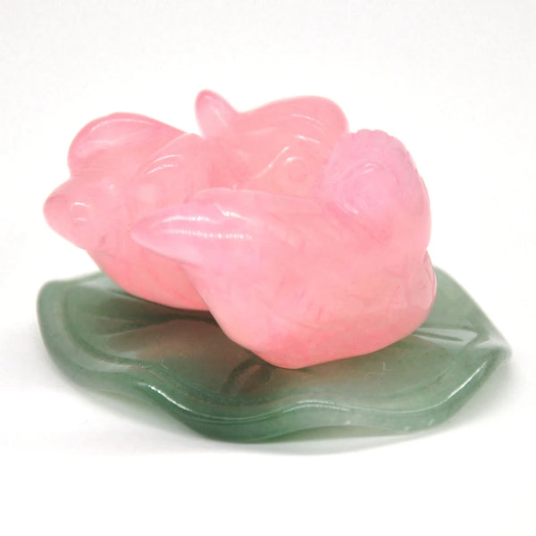 Pink Rose Quartz Ducks-ToShay.org