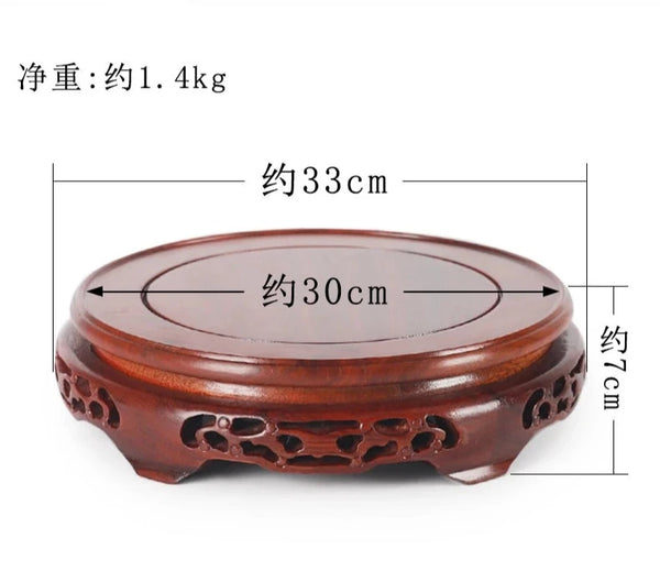 Red Sandalwood Carved Base-ToShay.org