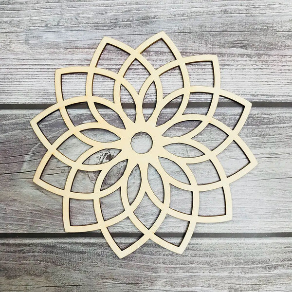 Wood Carved Flower Wall Art-ToShay.org