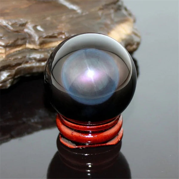 Rainbow Black Obsidian Balls-ToShay.org