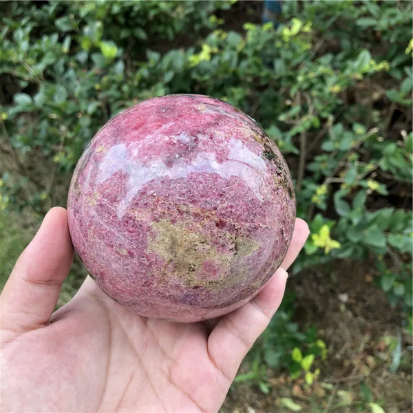 Pink Rhodonite Ball-ToShay.org