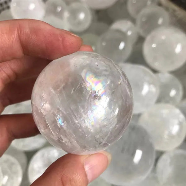 White Calcite Crystal Ball-ToShay.org