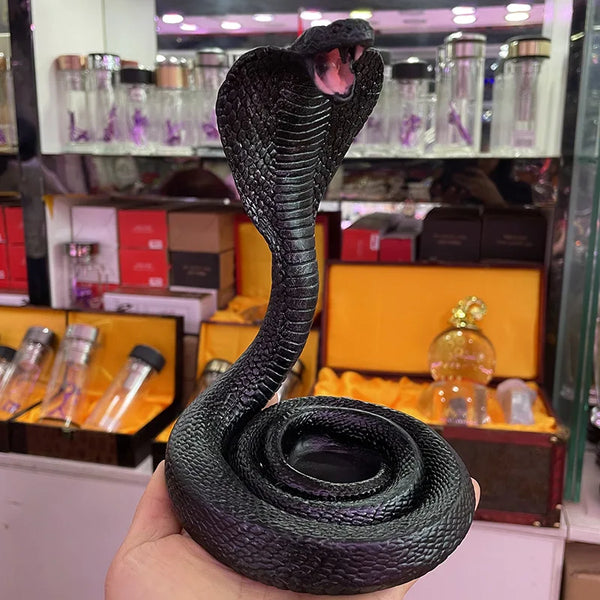 Black Cobra Crystal Ball Stand-ToShay.org