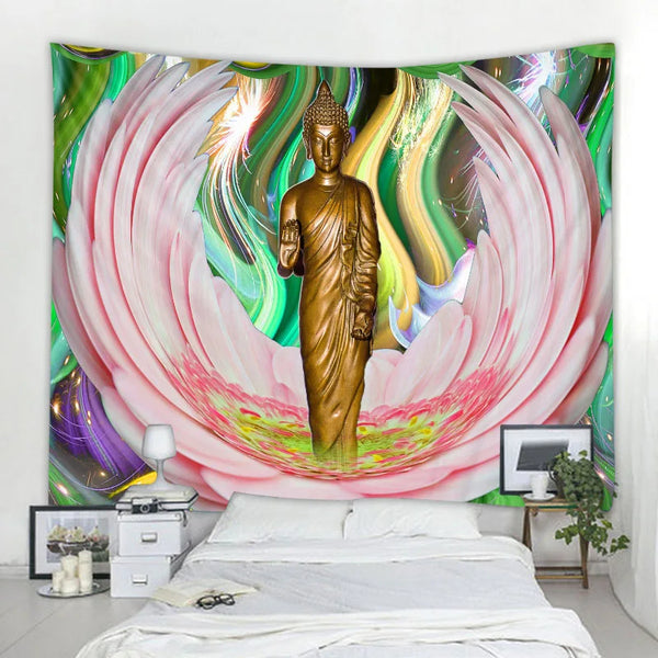 Buddha Meditation Tapestry-ToShay.org