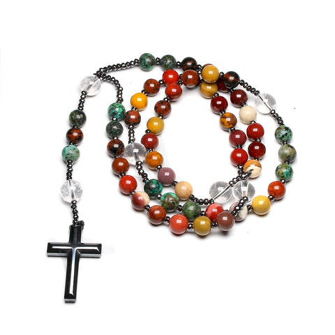 Red Mookaite Rosary-ToShay.org