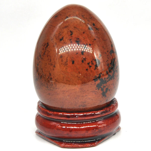 Red Mahogany Obsidian Egg-ToShay.org