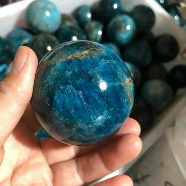 Blue Apatite Ball-ToShay.org