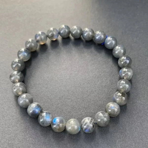 Blue Labradorite Bead Bracelet-ToShay.org