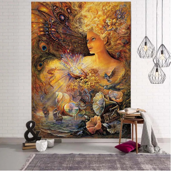 Fantasy Angel Art Tapestry-ToShay.org