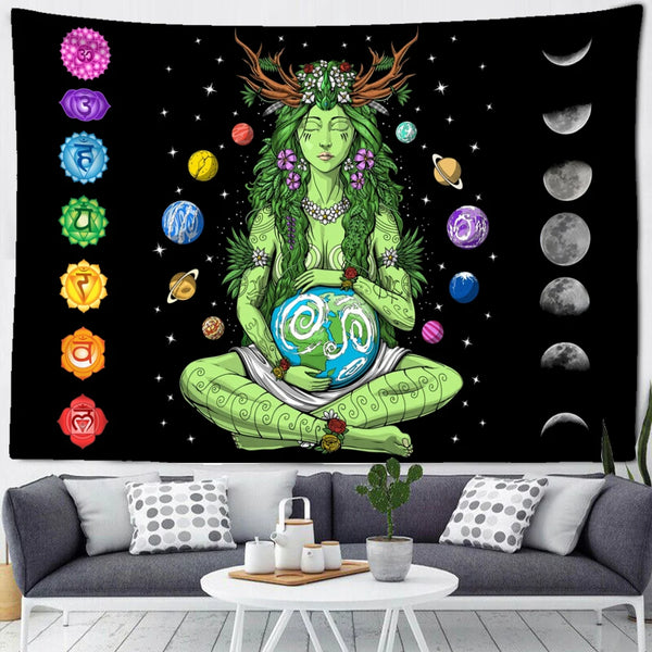 Chakra Meditation Tapestry-ToShay.org