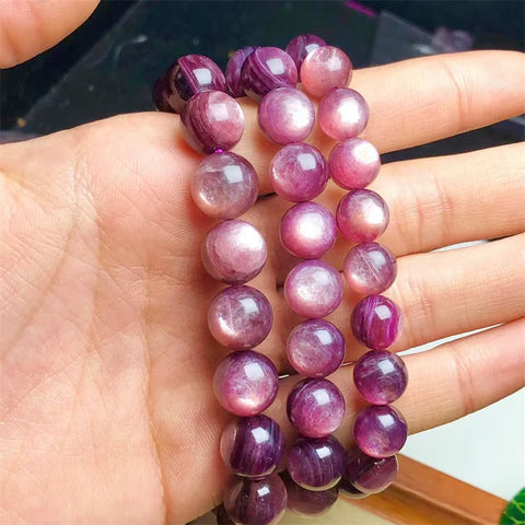 Purple Lepidolite Bracelet-ToShay.org