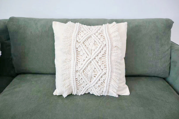 Macrame Cushion Cover-ToShay.org