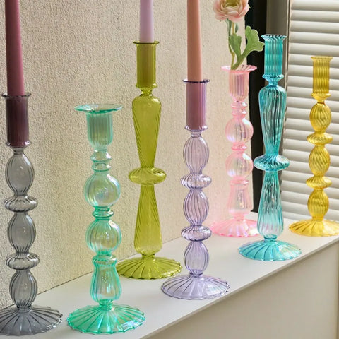 Glass Candle Holder-ToShay.org