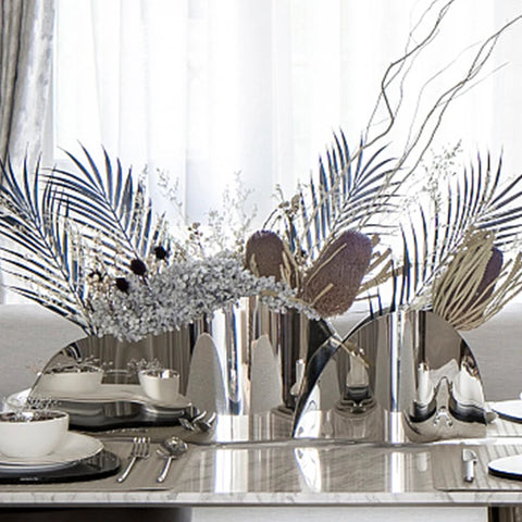 Silver Flower Vases-ToShay.org