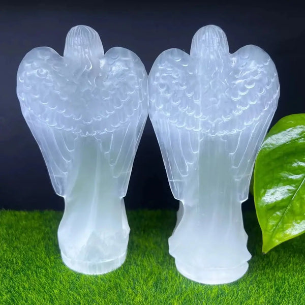 White Selenite Angel-ToShay.org