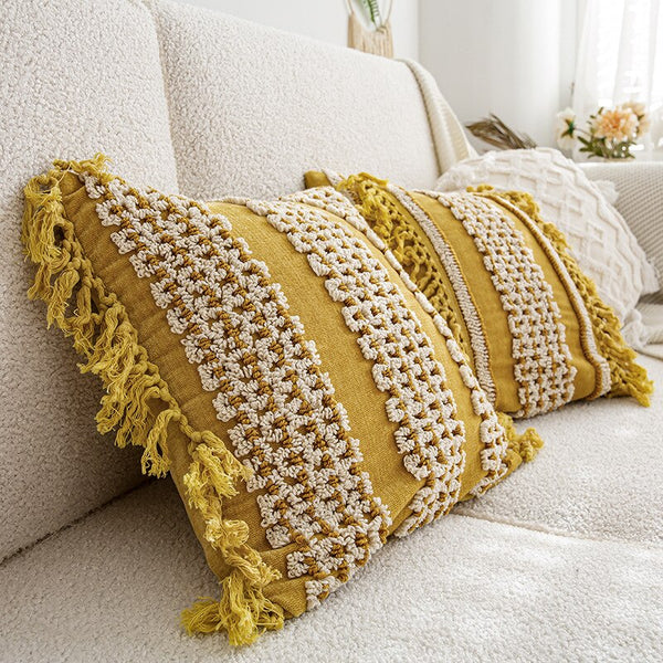 Tufted Tassel Pillow Case-ToShay.org