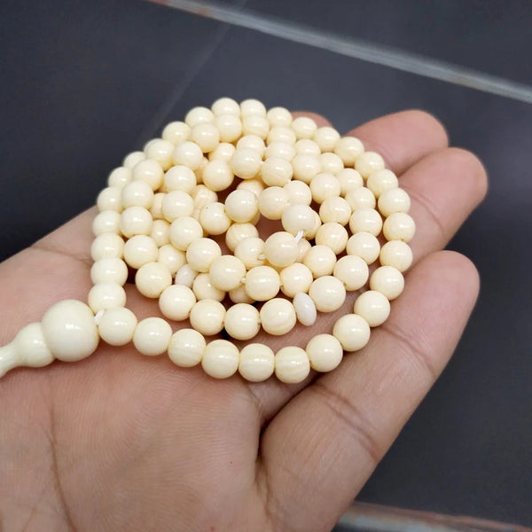 White Prayer Beads-ToShay.org