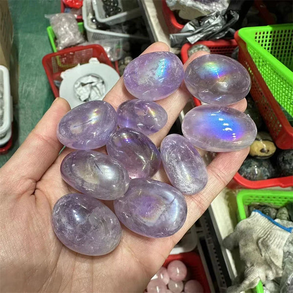 Purple Aura Amethyst Stones-ToShay.org