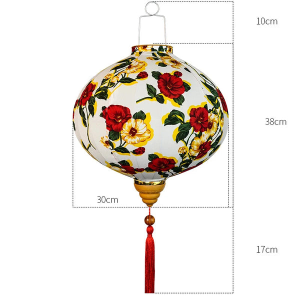 Flower Print Lantern-ToShay.org