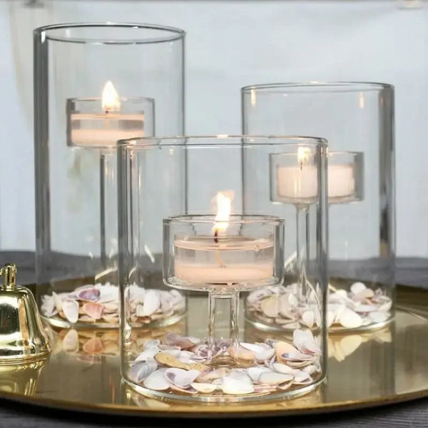 Glass Candle Holders-ToShay.org