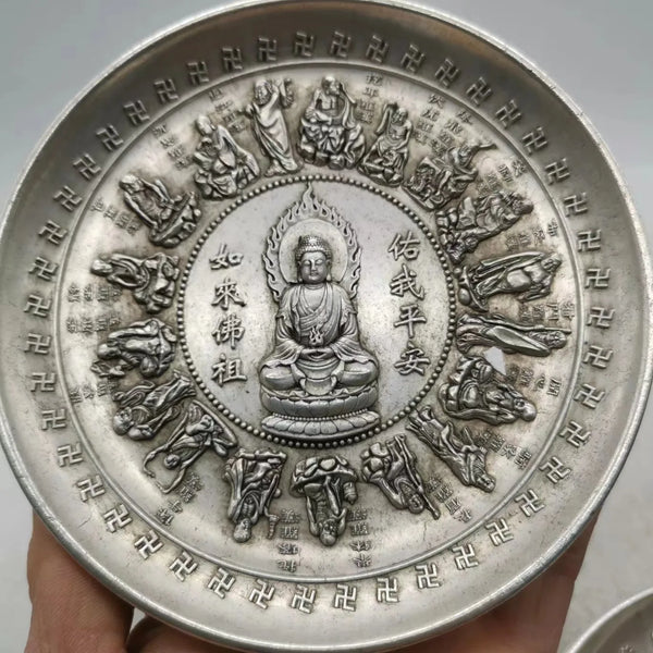 Silver Tathagata Plate-ToShay.org