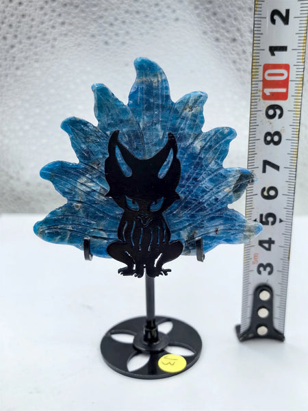 Blue Apatite Nine Tailed Fox-ToShay.org