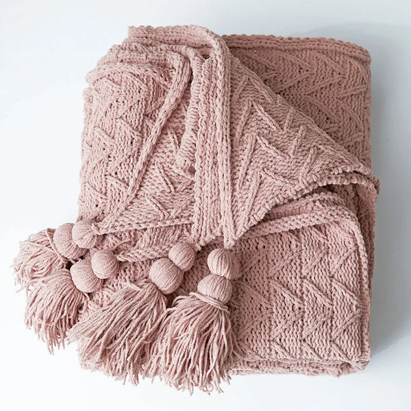 Woven Chenille Blanket-ToShay.org