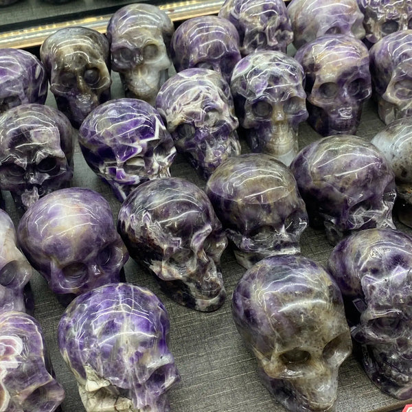 Purple Amethyst Skull-ToShay.org