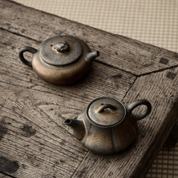 Rust Glaze Ceramic Teapot-ToShay.org