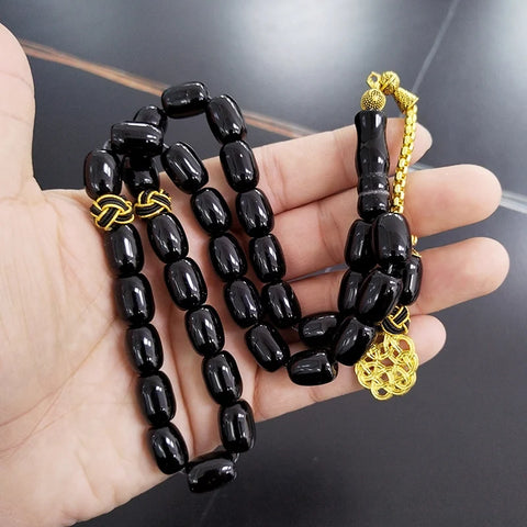 Black Agate Prayer Beads-ToShay.org